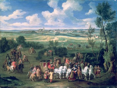 Le cortège royal - Adam Frans van der Meulen